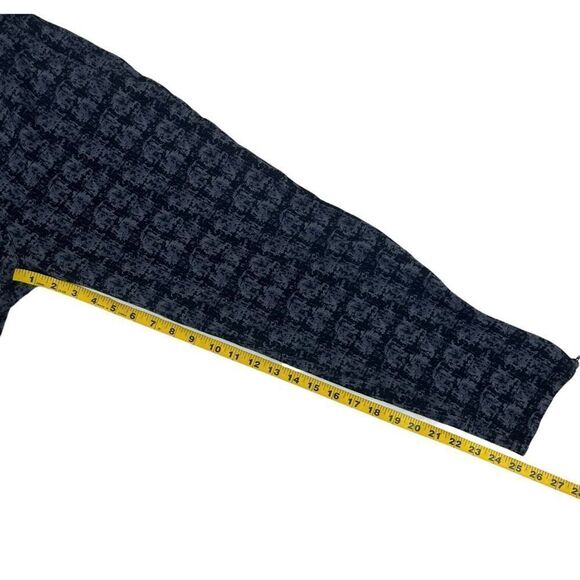 Betabrand Womens Shibori Print Straight Leg Yoga Dress Pants Black Gray Size XL - Picture 11 of 15